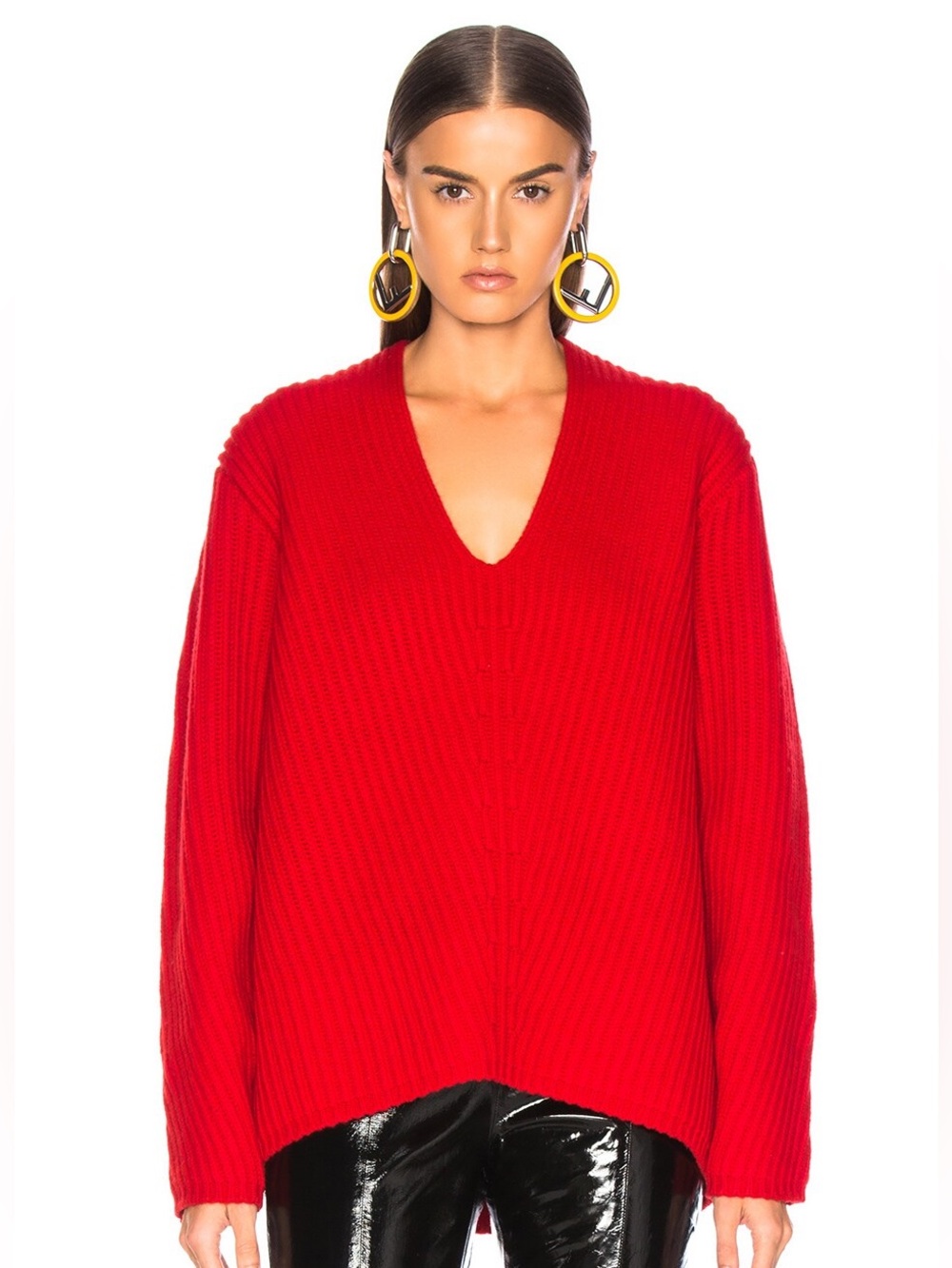 Acne Studios Deborah Ribbed Wool Sweater in size XS